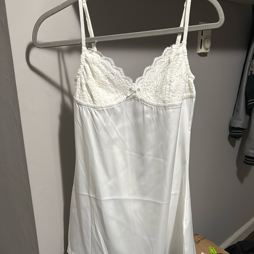 Edikted White Lace Chemise